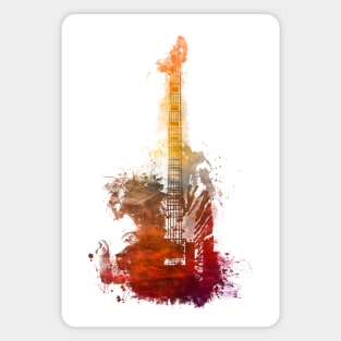 Guitar music art #guitar Magnet